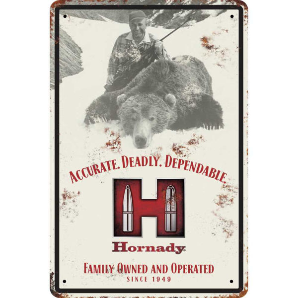 Picture of Joyce Hornady Tin Sign